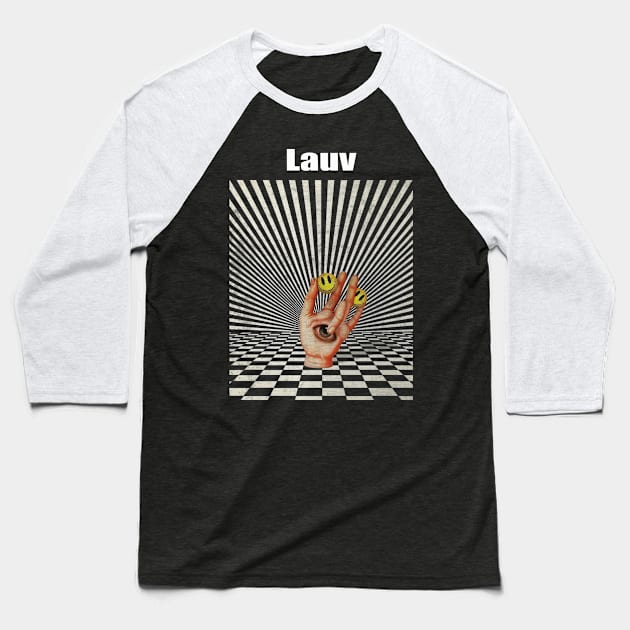 Illuminati Hand Of Lauv Baseball T-Shirt by Beban Idup